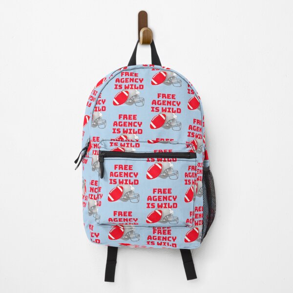 Item preview, Free Agency Is Wild, American Football, Football designed and sold by HomeConscious.