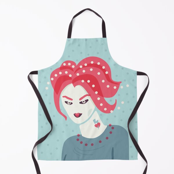 Item preview, Portrait Of A Weird Girl With Pink Hair designed and sold by Boriana Giormova.