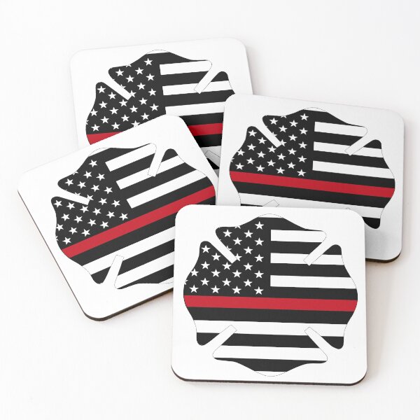 Item preview, Red Line , Firefighter, American fire department logo , Distressed Flag ,Fire Department designed and sold by Golfpanu2020.