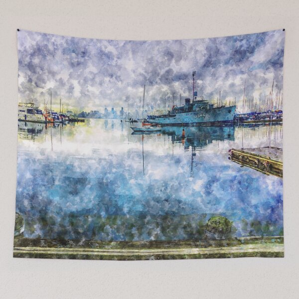 Item preview, Winter Break of Day in Williamstown Watercolor designed and sold by Steven Jodoin.