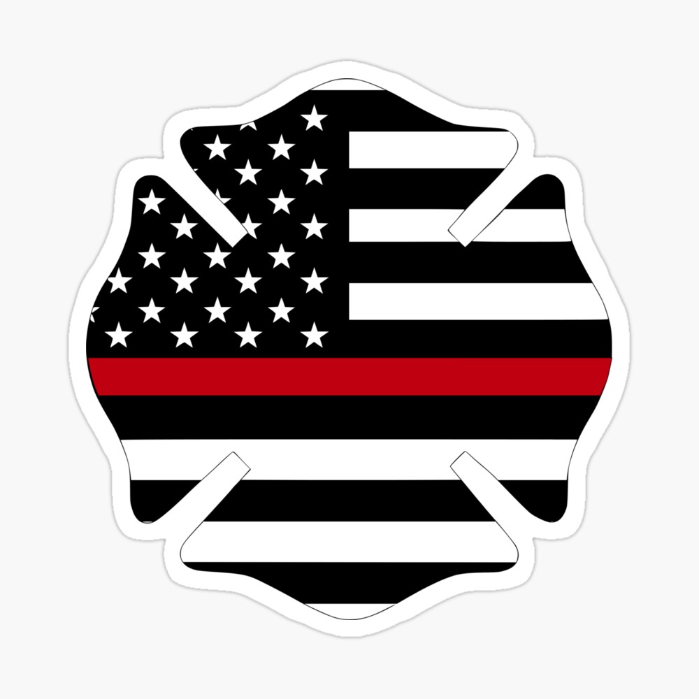 Firefighter Thin Red Line Big Tapestry Products