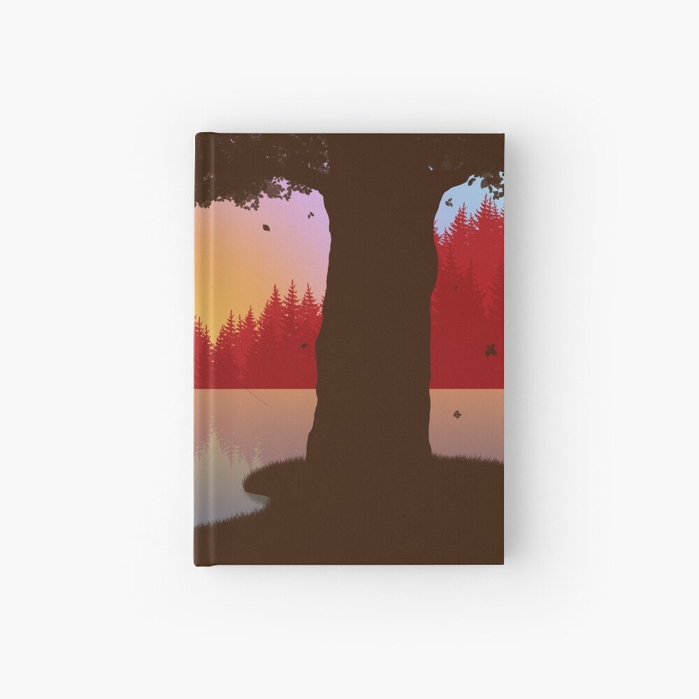 Fishermans lake Hardcover Journal