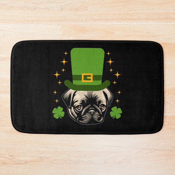 Item preview, St. Patrick's Day 2021 Cute Pug 2 designed and sold by IPRINT Clothing.