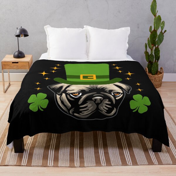 Item preview, St. Patrick's Day 2021 Cute Pug 2 designed and sold by IPRINT Clothing.