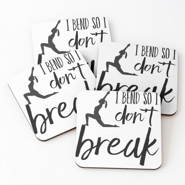 Item preview, I bend so I don't break yoga stretch design designed and sold by ashdenent.