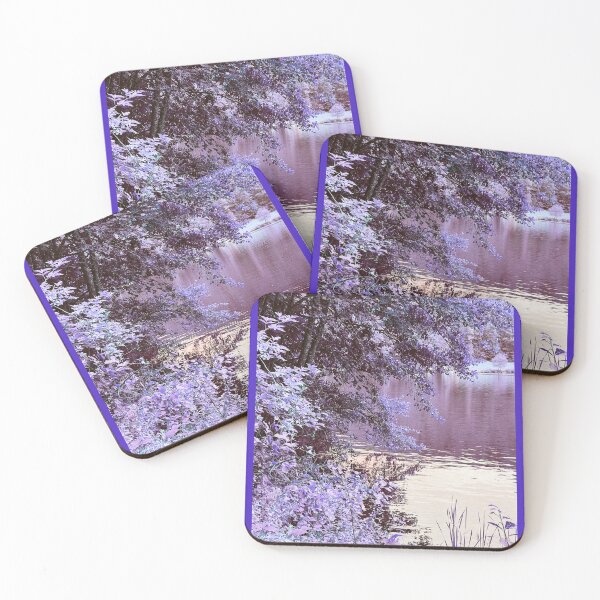 Item preview, Enchanted landscape in purple designed and sold by Pelikancrazy.