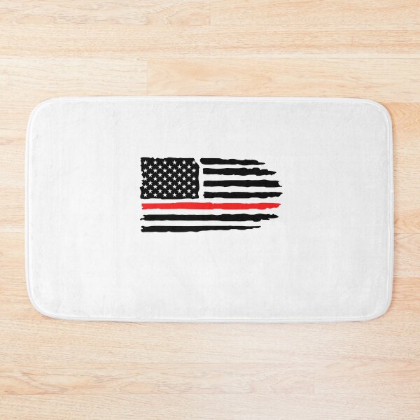 Item preview, Red Line Flag , Firefighter, American fire department logo , Distressed Flag ,Fire Department designed and sold by Golfpanu2020.