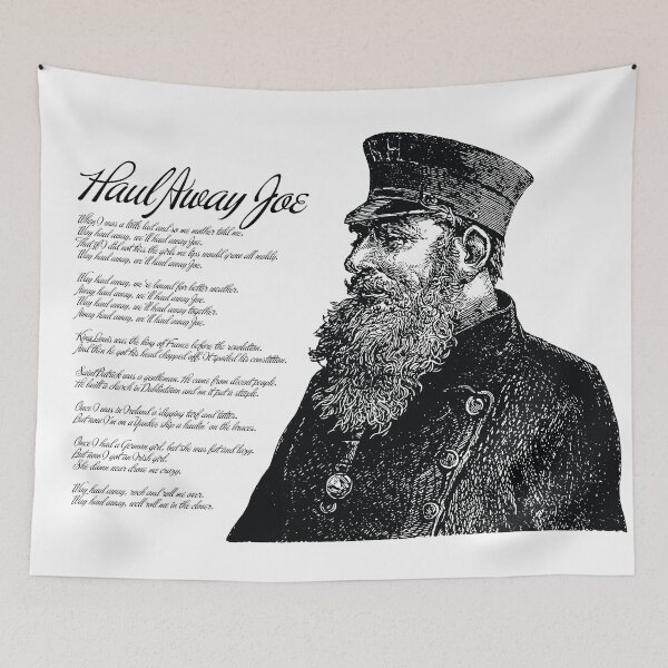 Item preview, Sea Shanty Haul Away Joe designed and sold by penandinkdesign.