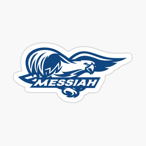 messiah college pixel script sticker Sticker for Sale by Rocky