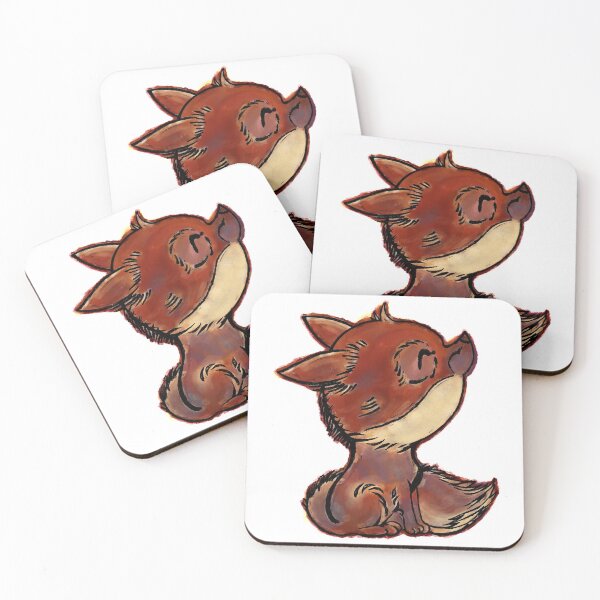 Item preview, Little cute cheeky fox with a snub nose designed and sold by Shirtilike.