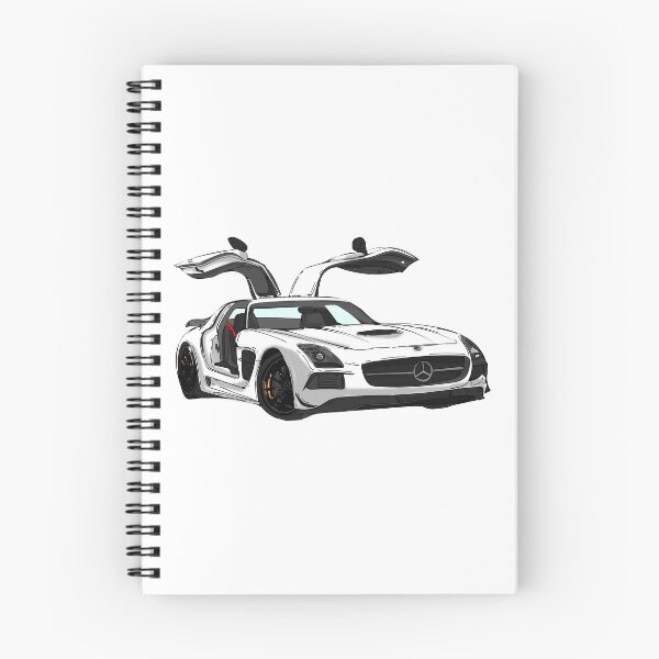 Item preview, Mercedez SLS Batwing White Yellow designed and sold by Michael Garber.
