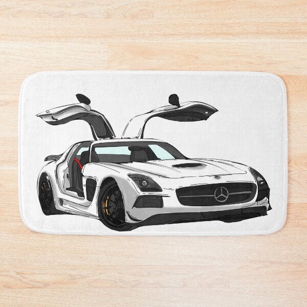 Item preview, Mercedez SLS Batwing White Yellow designed and sold by Michael Garber.