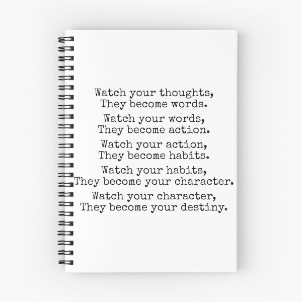 Item preview, Watch Your Thoughts Inspirational Quote Lao Tzu designed and sold by Sour Soul.