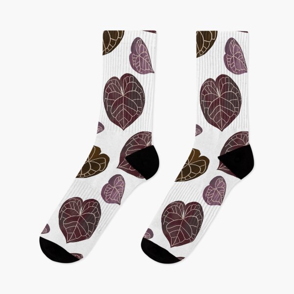 Item preview, Burgundy leaves pattern designed and sold by RosanneCreates.