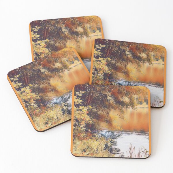 Item preview, Enchanted landscape with a lake designed and sold by Pelikancrazy.