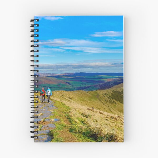 Item preview, Hikers on the Great ridge, Mam Tor, Derbyshire, UK designed and sold by Itsgrimupnorth.