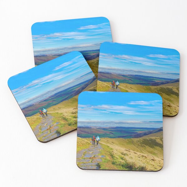 Item preview, Hikers on the Great ridge, Mam Tor, Derbyshire, UK designed and sold by Itsgrimupnorth.