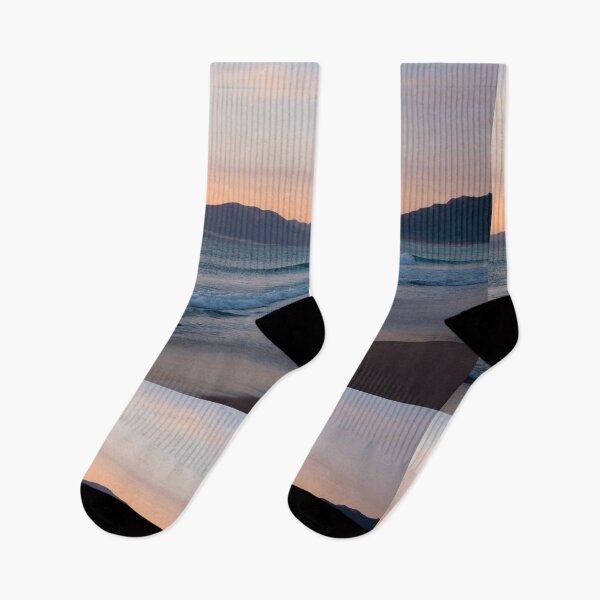 Item preview, sunset beach with montains background in tarifa designed and sold by Alberto Morales Romero.
