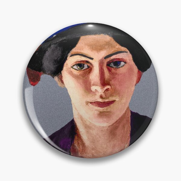 Item preview, The artist's wife in blue hat Macke designed and sold by Bimsbums.