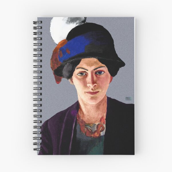 Item preview, The artist's wife in blue hat Macke designed and sold by Bimsbums.