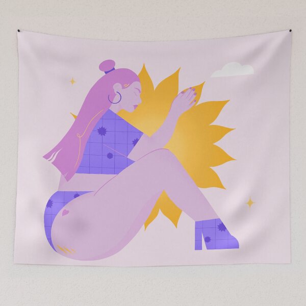 Item preview, Sunny woman Bodypositive designed and sold by Sara Vissante.
