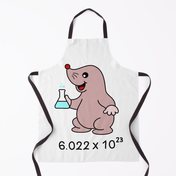 Item preview, Avogadro's Number Pun. Cute Mole Chemist designed and sold by TashaVector.