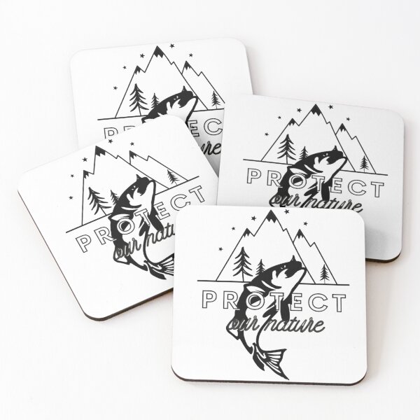 Item preview, Protect Our Nature (Black & White) designed and sold by FlyLifeApparel.
