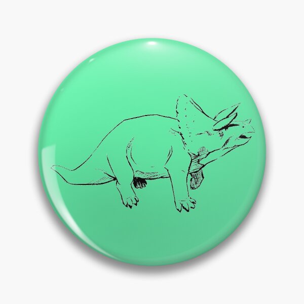 Item preview, Triceratops Line Drawing Illustration In Black Ink designed and sold by stilo29.