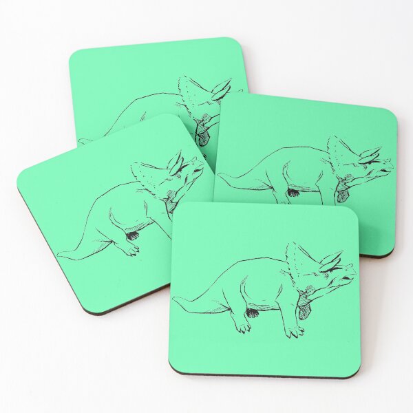 Item preview, Triceratops Line Drawing Illustration In Black Ink designed and sold by stilo29.