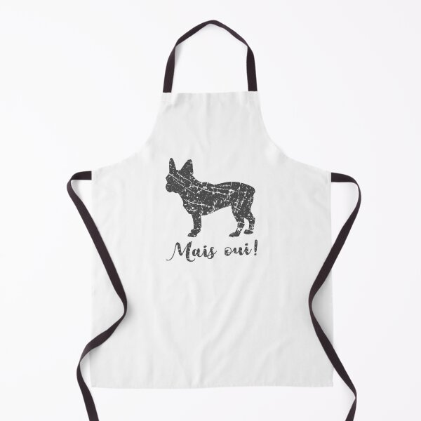 Artikelvorschau, Beunruhigte französische Bulldogge Mais Oui entworfen und verkauft von JoBella-Designs.