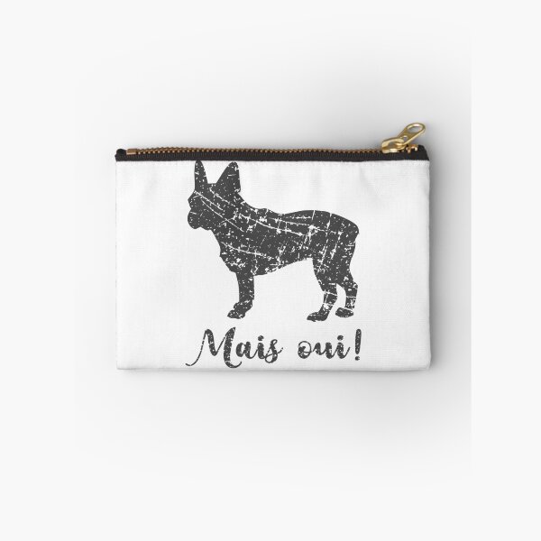 Artikelvorschau, Beunruhigte französische Bulldogge Mais Oui entworfen und verkauft von JoBella-Designs.