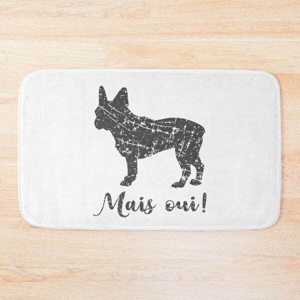 Artikelvorschau, Beunruhigte französische Bulldogge Mais Oui entworfen und verkauft von JoBella-Designs.