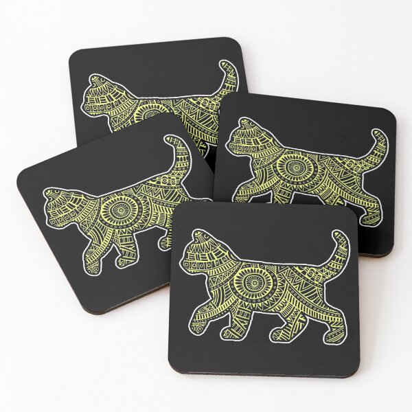 Item preview, Cat Maori Tribal Tattoos designed and sold by Mila1946.