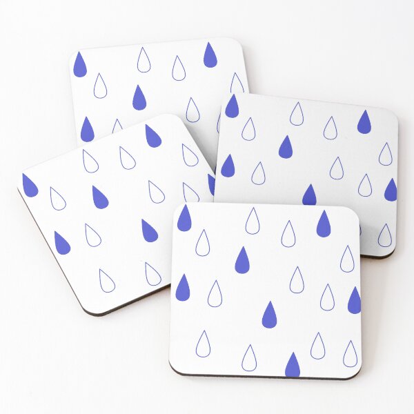 Item preview, white and blue drop of water transparent designed and sold by miaterinka.