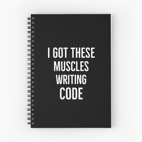 Item preview, I Got These Muscles Writing Code designed and sold by AwesomeWorld1.