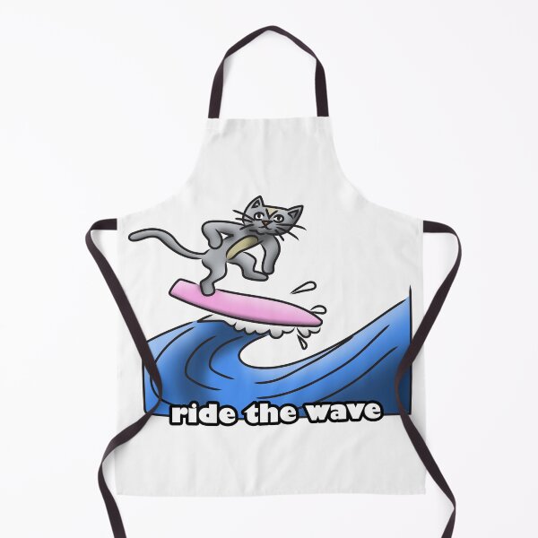 Item preview, Cat riding on the wave designed and sold by Xdelacra.