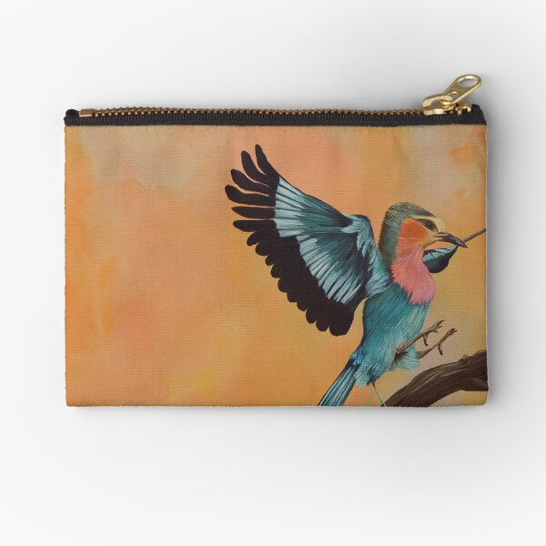 Kuwasili "Arrival" - Orange Zipper Pouch