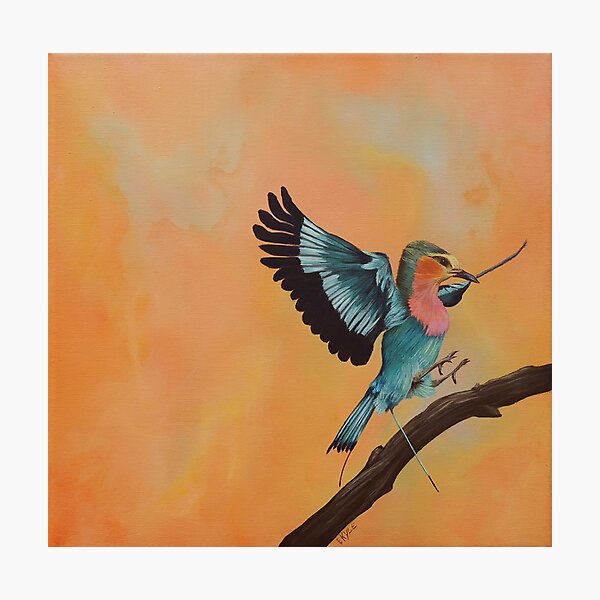 Kuwasili "Arrival" - Orange Photographic Print