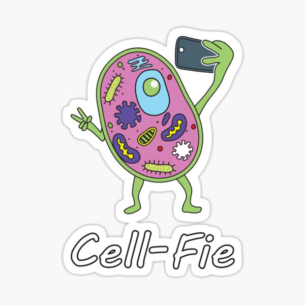 Item preview, Cell-Fie Funny Science Biology designed and sold by SciArtPrintShop.