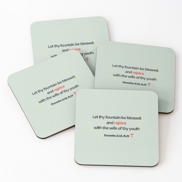 Item preview, Proverbs 5:18, KJV. Bible verse goodies (The truth pack A0003.f) designed and sold by TheTruthPack.