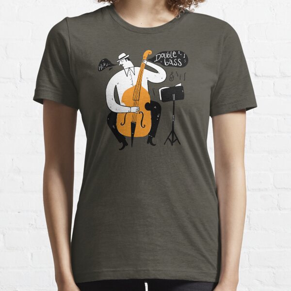 Musicians play jazz with Double bass. Essential T-Shirt