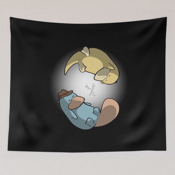 Item preview, psyco and perry, two small platypus designed and sold by Yayachaton.