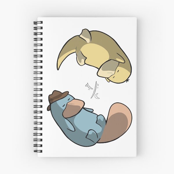 Item preview, Copie de psyco and perry, two small platypus designed and sold by Yayachaton.