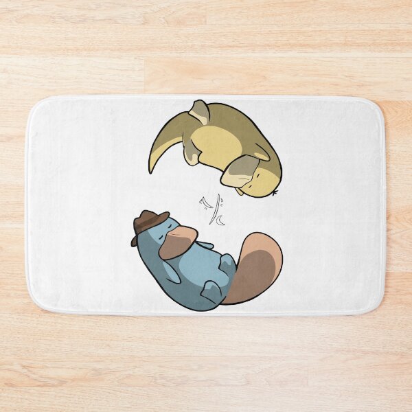 Item preview, Copie de psyco and perry, two small platypus designed and sold by Yayachaton.