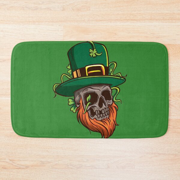 Item preview, St. Patrick's Day Leprechaun Skull designed and sold by MrE-Tees.