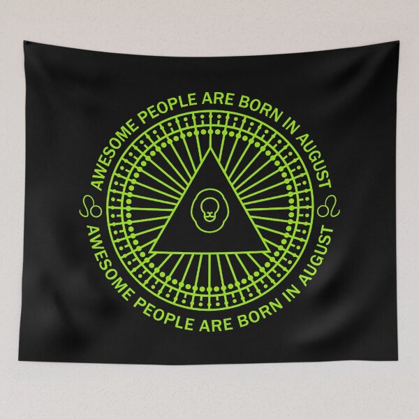 Item preview, August Birthday Awesome People Are Born In August Leo Peridot designed and sold by KrisSidDesigns.