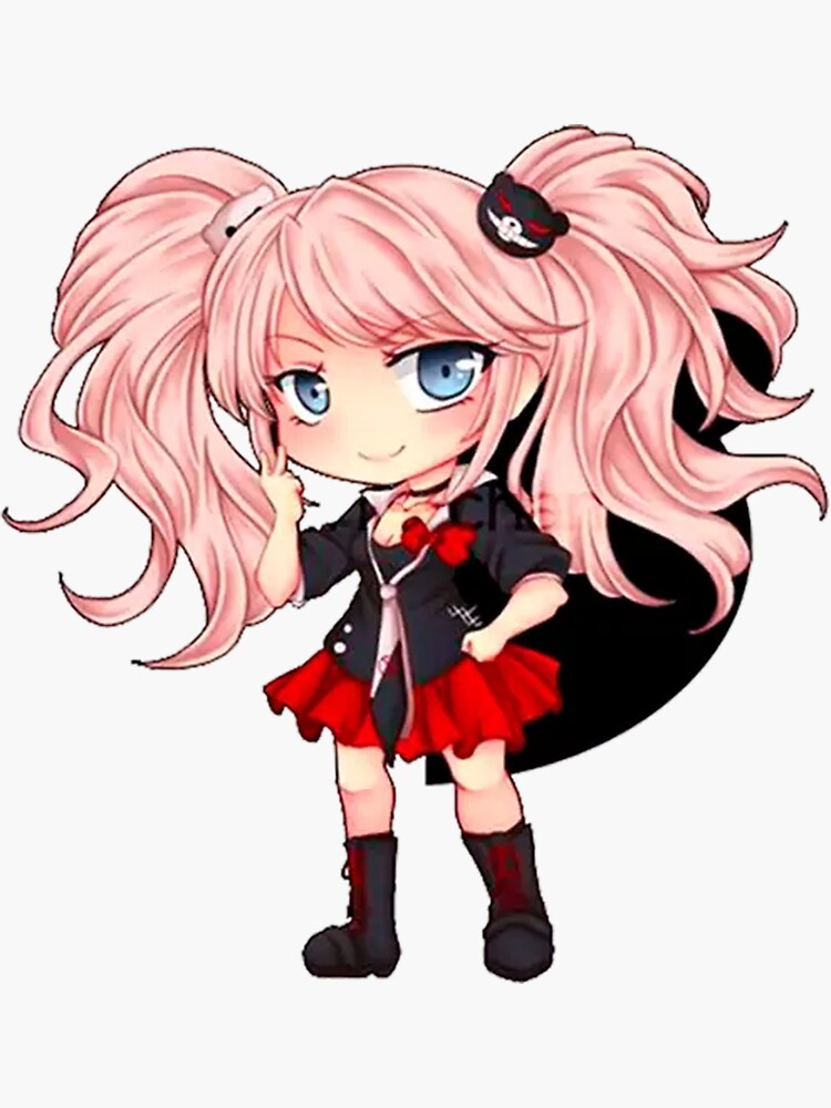 Cute Junko Enoshima Mask Sticker For Sale By Asaiss20 Redbubble