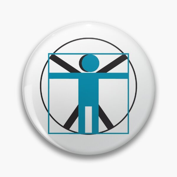 Item preview, vitruvian man simplified    designed and sold by close-up.biz.