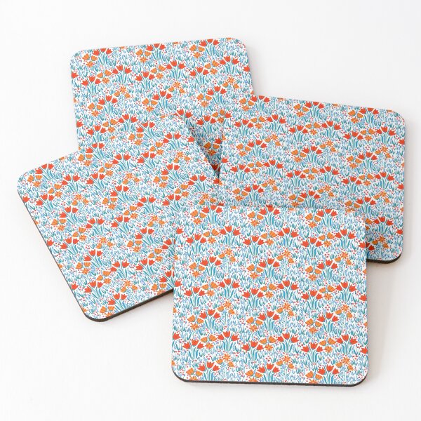 Item preview, Morning garden flower seamless pattern designed and sold by AiReDi.