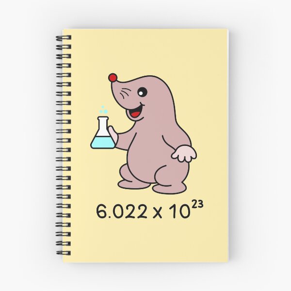 Item preview, Cute Mole Scientist. Avogadro's Number Pun.  designed and sold by TashaVector.